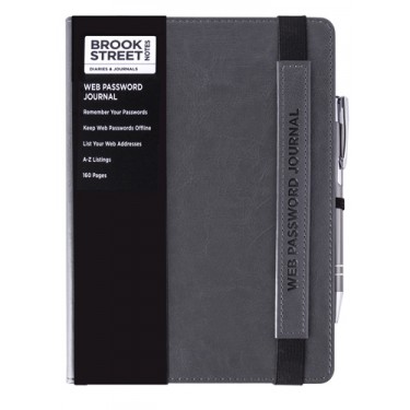 NEW RANGE! Web Password and Internet Address Notebook A5